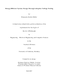 Cover page: Energy-Efficient System Design Through Adaptive Voltage Scaling