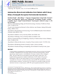 Cover page: Autoreactive monoclonal antibodies from patients with primary biliary cholangitis recognize environmental xenobiotics