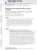 Cover page: Bilingualism reveals fundamental variation in language processing.