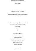 Cover page: “What You Gon’ Do, Shoot Me?”: Resistance in Racialized Police-Civilian Encounters