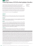 Cover page: Clinical spectrum of STX1B-related epileptic disorders.