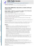 Cover page: Impact of the RHANI Wives intervention on marital conflict and sexual coercion