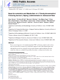 Cover page: Nasal accumulation and metabolism of Δ9-tetrahydrocannabinol following aerosol (‘vaping’) administration in an adolescent rat model