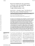 Cover page: Novel mechanism for the generation of human xeno-autoantibodies against the nonhuman sialic acid N-glycolylneuraminic acid