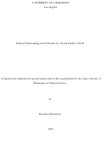 Cover page: Political Partisanship and Attitudes in a Social Identity World