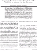 Cover page: Comparison by Meta-Analysis of Drug-Eluting Stents and Bare Metal Stents for Saphenous Vein Graft Intervention