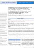 Cover page: Randomized Phase III Trial of Paclitaxel Once Per Week Compared With Nanoparticle Albumin-Bound Nab-Paclitaxel Once Per Week or Ixabepilone With Bevacizumab As First-Line Chemotherapy for Locally Recurrent or Metastatic Breast Cancer: CALGB 40502/NCCTG N063H (Alliance)