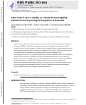 Cover page: State of the Science: Apathy As a Model for Investigating Behavioral and Psychological Symptoms in Dementia