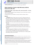 Cover page: Ethnic Disparities in Trends in High BMI Among California Adolescents, 2003–2012