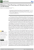 Cover page: Modulation of Host Physiology and Pathophysiology by the Gut Microbiome.