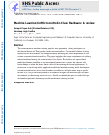 Cover page: Machine Learning for Microcontroller-Class Hardware: A Review.