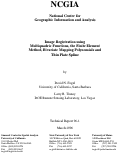 Cover page: Image Registration using Multiquadric Functions, the Finite Element Method, Bivariate Mapping Polynomials and Thin Plate Spline (96-1)