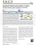 Cover page: Designing New Magnesium Pincer Complexes for Catalytic Hydrogenation of Imines and N-Heteroarenes: H2 and N-H Activation by Metal-Ligand Cooperation as Key Steps.