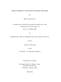 Cover page: System Design of Cooperative Wireless Networks