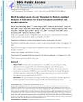 Cover page: NASH Leading Cause of Liver Transplant in Women: Updated Analysis of Indications For Liver Transplant and Ethnic and Gender Variances