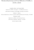 Cover page: Vibrational Spectroscopy and X-ray Diffraction of Cd(OH)2 to 28 GPa at 300 K