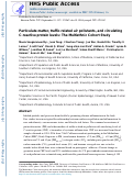 Cover page: Particulate matter, traffic-related air pollutants, and circulating C-reactive protein levels: The Multiethnic Cohort Study