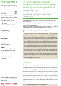 Cover page: Pre- versus post-mass extinction divergence of Mesozoic marine reptiles dictated by time-scale dependence of evolutionary rates