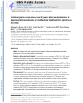 Cover page: Criminal justice outcomes over 5 years after randomization to buprenorphine‐naloxone or methadone treatment for opioid use disorder