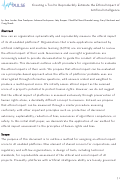 Cover page: Creating a Tool to Reproducibly Estimate the Ethical Impact of Artificial Intelligence