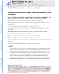 Cover page: Resilience of temporal processing to early and extended visual deprivation