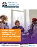 Cover page: Supporting the Academic Success of Students with Foster Care Experience: Lessons from Sweetwater Union High School District