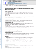 Cover page: Overuse of Health Care Services in the Management of Cancer