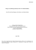 Cover page: Energy use and energy intensity of the U.S. chemical industry