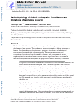 Cover page: Pathophysiology of Diabetic Retinopathy: Contribution and Limitations of Laboratory Research