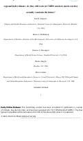 Cover page: Emergent constraints on the large scale atmospheric circulation and regional hydroclimate: do they still work in CMIP6 and how much can they actually constrain the future?