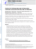 Cover page: Profiles of internalizing and externalizing symptoms associated with bullying victimization