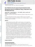 Cover page: Novel multi-functional europium-doped gadolinium oxide nanoparticle aerosols facilitate the study of deposition in the developing rat lung