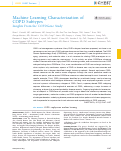 Cover page: Machine Learning Characterization of COPD Subtypes Insights From the COPDGene Study