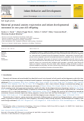 Cover page: Maternal prenatal anxiety trajectories and infant developmental outcomes in one-year-old offspring