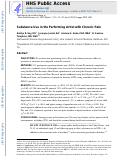 Cover page: Substance Use in the Performing Artist with Chronic Pain.