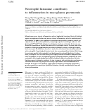 Cover page: Neutrophil histamine contributes to inflammation in mycoplasma pneumonia