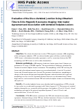 Cover page: Evaluation of the disco-vertebral junction using ultrashort time-to-echo magnetic resonance imaging: inter-reader agreement and association with vertebral endplate lesions