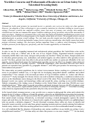 Cover page: Workflow Concerns and Workarounds of Readers in an Urban Safety Net Teleretinal Screening Study