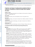 Cover page: Predictors and Impact of Self-Reported Suboptimal Effort on Estimates of Prevalence of HIV-Associated Neurocognitive Disorders