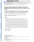 Cover page: Synthesis, Pharmacological Characterization, and Structure–Activity Relationships of Noncanonical Selective Agonists for α7 nAChRs