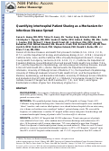 Cover page: Quantifying Interhospital Patient Sharing as a Mechanism for Infectious Disease Spread