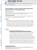 Cover page: Spousal influence on physical activity in physically inactive pregnant women: A cross-sectional study