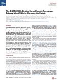 Cover page: The DGCR8 RNA-Binding Heme Domain Recognizes Primary MicroRNAs by Clamping the Hairpin