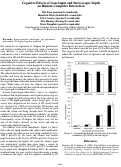 Cover page: Cognitive Effects of Gaze Input and Stereoscopic Depth on Human-Computer Interaction