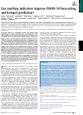 Cover page: Can auxiliary indicators improve COVID-19 forecasting and hotspot prediction?