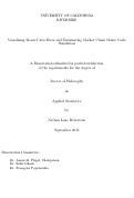 Cover page: Visualizing Monte Carlo Error and Terminating Markov Chain Monte Carlo Simulation