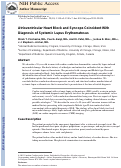 Cover page: Atrioventricular Heart Block and Syncope Coincident With Diagnosis of Systemic Lupus Erythematosus