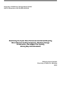 Cover page of Examining the Cycle: How Perceived and Actual Bicycling Risk Influence Cylcing Frequency, Roadway Design Preferences, and Support for Cycling Among Bay Area Residents