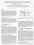 Cover page: Approximating Material Interfaces During Data Simplication