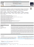 Cover page: Discriminatory experiences predict neuroanatomical changes and anxiety among healthy individuals and those at clinical high risk for psychosis.